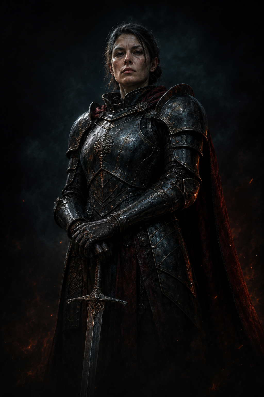 Armored human commander of the Iron Covenant